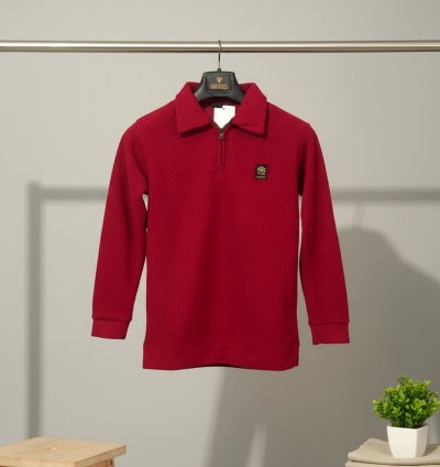 Red Sweatshirt for Men & Women | Premium Solid Sweatshirt | Affordable Price | Whystore